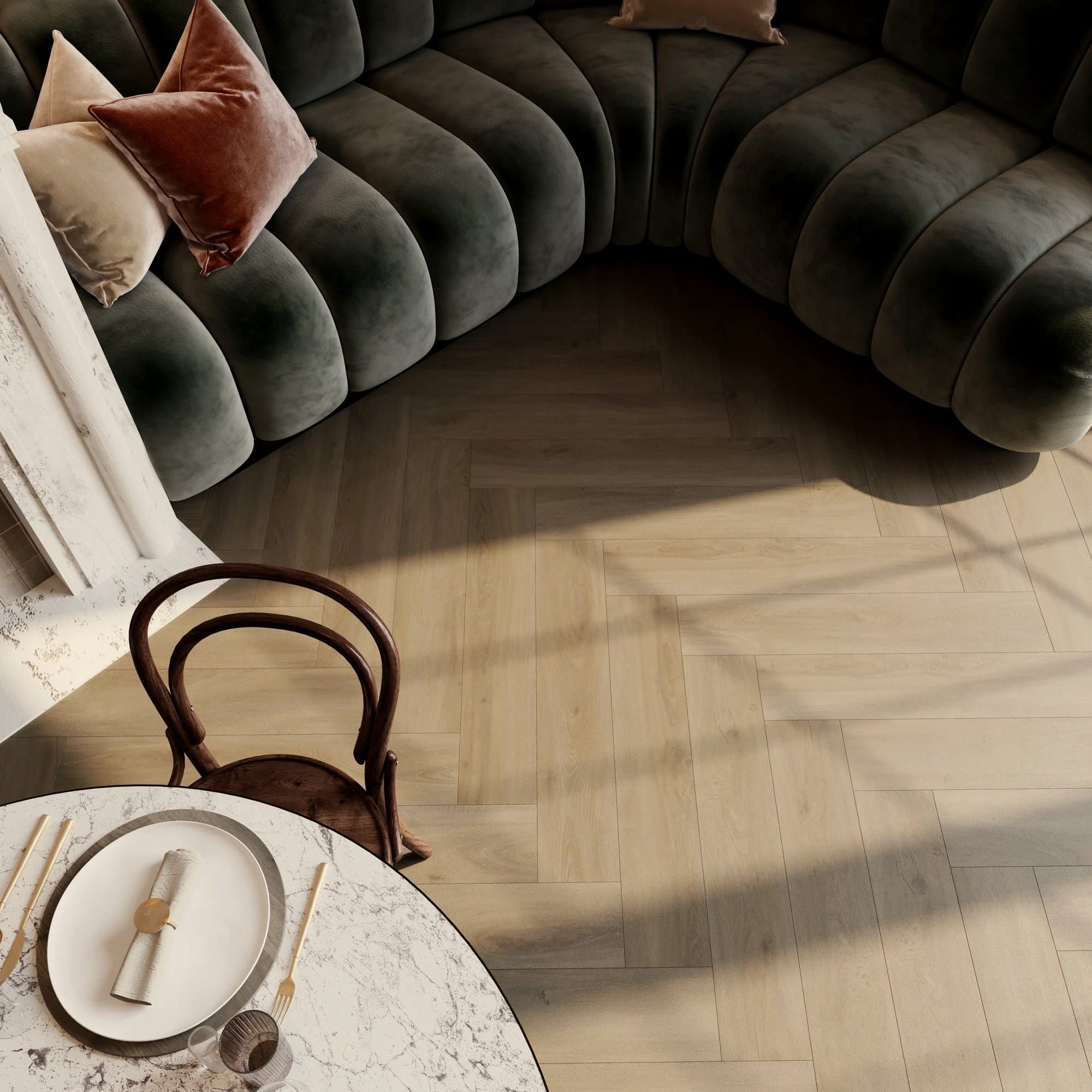 Primus luxury vinyl flooring detail